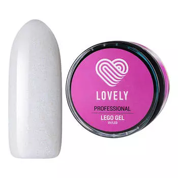 Lovely, Камуфлирующий гель Lego Gel Seashell №01, 15 г