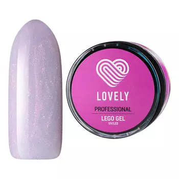 Lovely, Камуфлирующий гель Lego Gel Seashell №04, 15 г