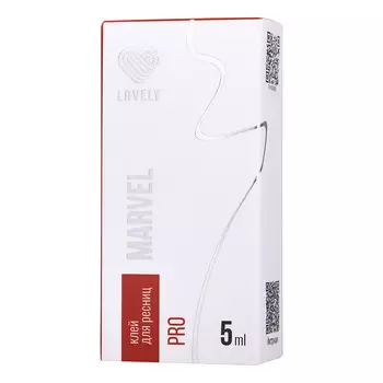 Lovely, Клей Marvel, черный, 5 мл