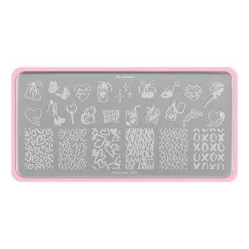 Луи Филипп, Пластина для стемпинга Cherry love №K037