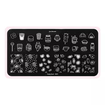 Луи Филипп, Пластина для стемпинга Funny Food K021