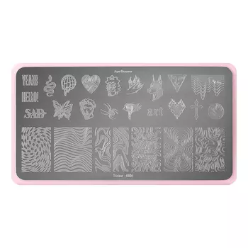 Луи Филипп, Пластина для стемпинга Illusion K001