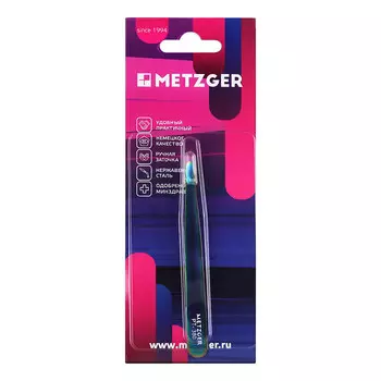 Metzger, Пинцет "бензиновый" скошенный PT-380-D