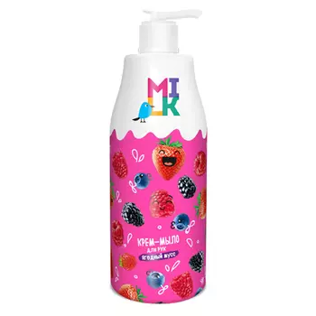 Milk, Крем-мыло для рук «Ягодный мусс», 500 мл