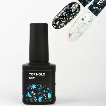 MilkGel, Топ Milk Holo Sky, 9 мл