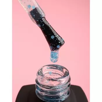 MilkGel, Топ Soda Art Effect Blue, 9 мл