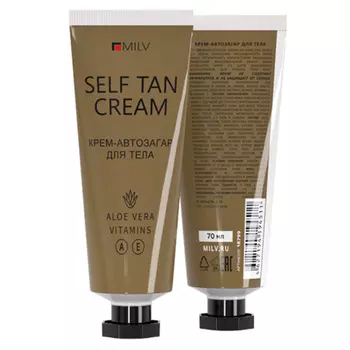 Milv, Крем-автозагар для тела. 70 мл