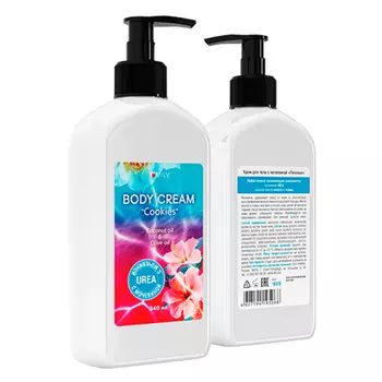 Milv, Крем для тела с мочевиной "Печенье", 340 мл