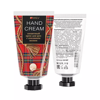 Milv, Защитный крем для рук с пчелиным воском, АНАНАС, 40 мл
