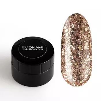 Monami Professional, Гель-лак с блеском, Gold