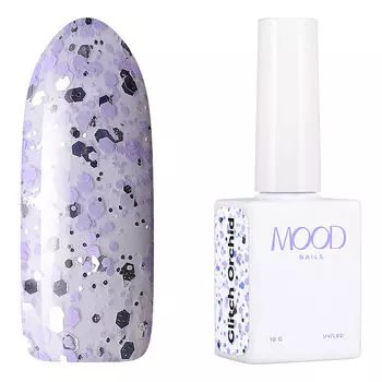 MOODNAIL, Гель-лак Gel-Polish Glitch Orchid , 10 г