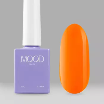 MOODNAIL, Гель-лак One step Pedicure collection Orange, 10 г