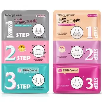 Набор, Bioaqua, Маска от черных точек, 3х7 г, 3 шт.