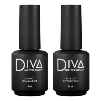 Набор, Diva Nail Technology, Premium base 15 мл, 2 шт