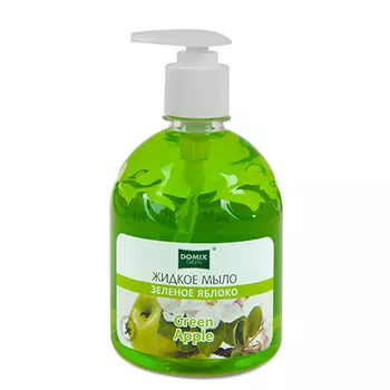 Набор, Domix, Жидкое мыло «Зеленое яблоко», 500 мл, 2 шт.