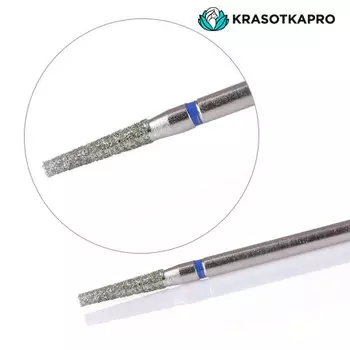 Набор, KrasotkaPro, Фреза алмазная «Конус» D=2,3 мм, усеченная, синяя, 3 шт.