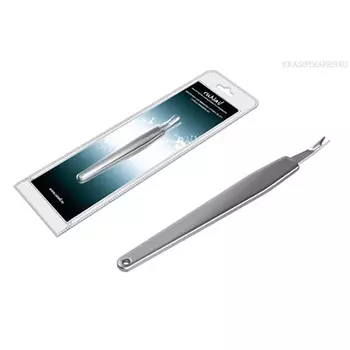 Набор, ruNail, инструмент для обработки кутикулы (стальная ручка), 3 шт.