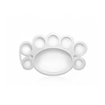 Набор, ruNail, Палитра для смешивания краски, 10 шт.