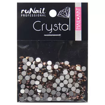 Набор, ruNail, Стразы для ногтей, розовое золото, 2,7 мм, 288 шт., 4 шт.