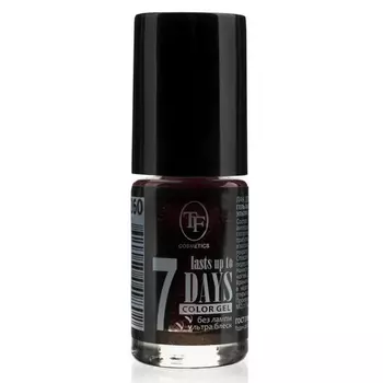 Набор, TF, Лак для ногтей Color Gel № 260, Red Brown Shimmer, 3 шт.
