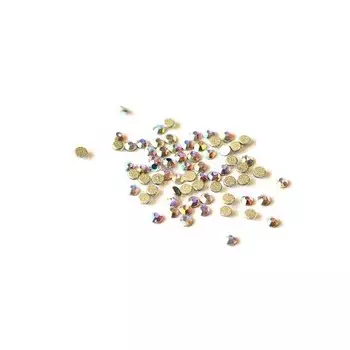 Набор, TNL, Стразы 1,5 мм голография, 50 шт., 10 шт.