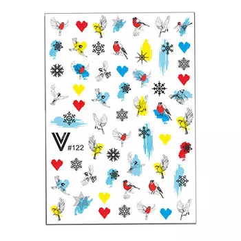 Набор, Vogue Nails, Слайдер №122, 2 шт.