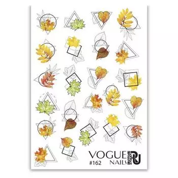 Набор, Vogue Nails, Слайдер-дизайн №162, 2 шт.