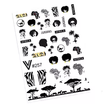 Набор, Vogue Nails, Слайдер-дизайн №257, 2 шт.