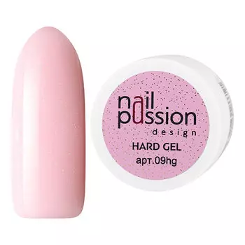Nail Passion, Моделирующий гель Hard Gel Beige Shine, 15 г
