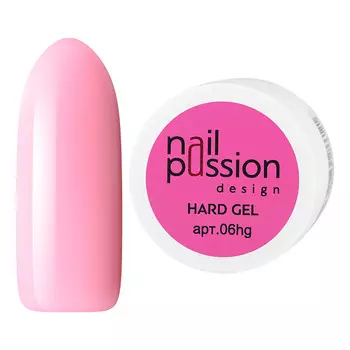 Nail Passion, Моделирующий гель Hard Gel Dusty Rose, 15 г