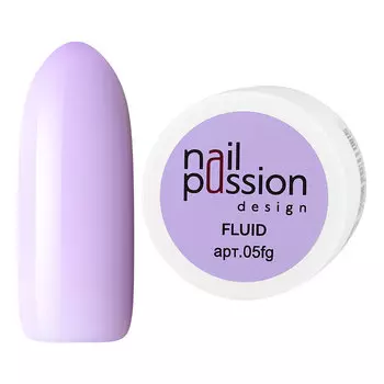 Nail Passion, Жидкий полигель Fluid Lilac, 15 г