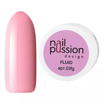 Nail Passion, Жидкий полигель Fluid Natural, 15 г