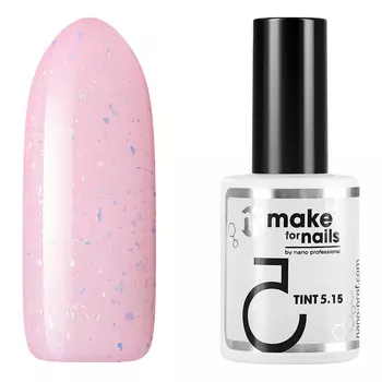 Nano Professional, База Make Up For Nails Tint 5.15, 15 мл