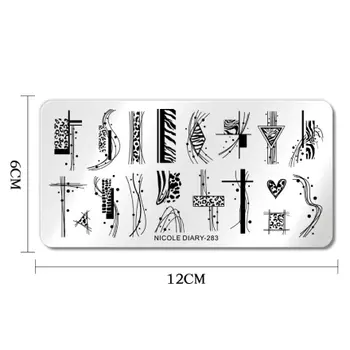 Nicole Diary, Пластина для стемпинга №283