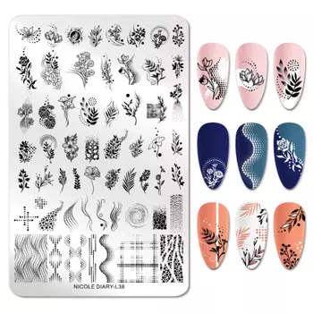 Nicole Diary, Пластина для стемпинга ND-L38