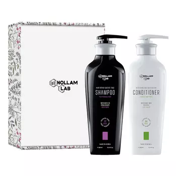 Nollam Lab, Восстанавливающий бессульфатный набор для жирных волос