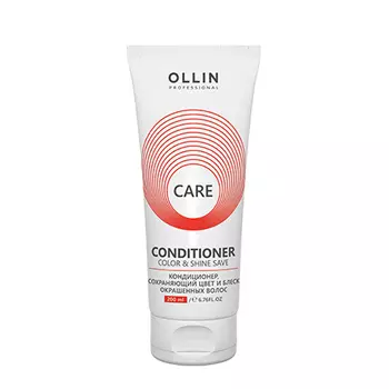 OLLIN, Кондиционер Care Color&Shine Save, 200 мл