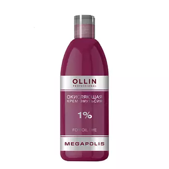 OLLIN, Окисляющая крем-эмульсия Megapolis 1%, 500 мл