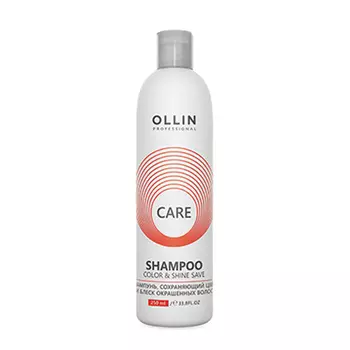 OLLIN, Шампунь Care Color&Shine Save, 250 мл