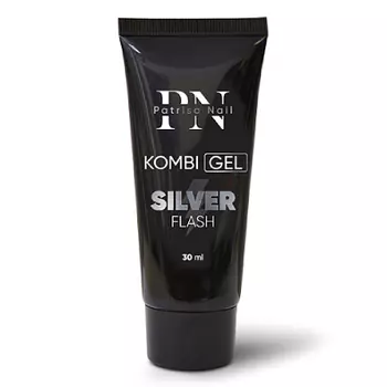 Patrisa Nail, Комбигель Silver Flash, 30 мл