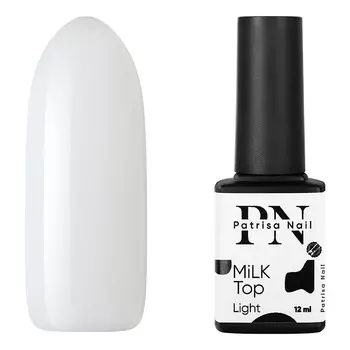 Patrisa nail, MiLK Top Light молочный, 12 мл