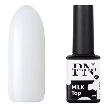Patrisa nail, MiLK Top молочный, 12 мл