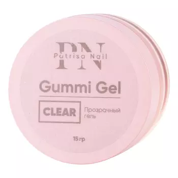 Patrisa nail, Моделирующий гель Gummi Gel Clear, 15 г