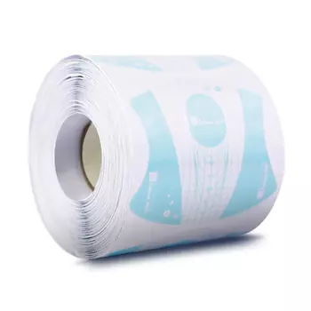 Patrisa Nail, Пластиковые овальные формы, прозрачные, 300 шт.