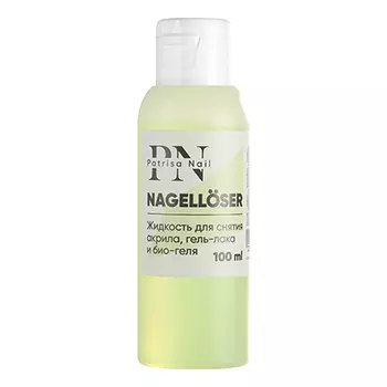 Patrisa Nail, Жидкость для снятия гель-лака, биогеля и акрила, 100 мл