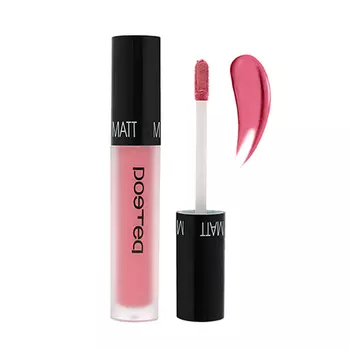 Poeteq, Жидкая помада для губ «Матовый эффект», ягодный (УЦЕНКА)