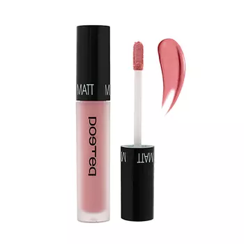 Poeteq, Жидкая помада для губ «Матовый эффект», розовый нюд (УЦЕНКА)