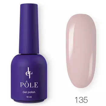 POLE, Гель-лак «Роскошь» Inspired by France №135, Нежный тоффи