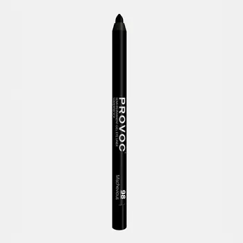 Provoc, Gel Eye Liner 98 Mischevious, Цвет угольно-черный с голографией