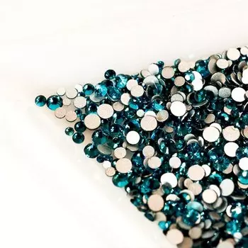 Puf, Стразы стеклянные Blue Zirkon, 400 шт.